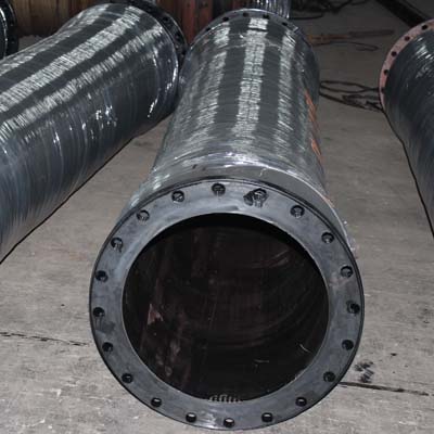 discharge-hose-with-fixed-steel-flange